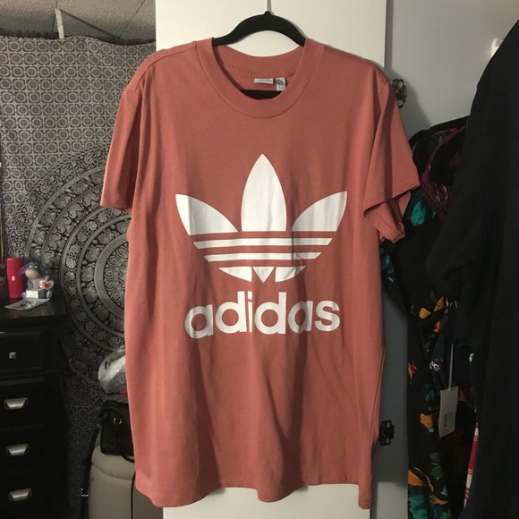 ash pink adidas shirt